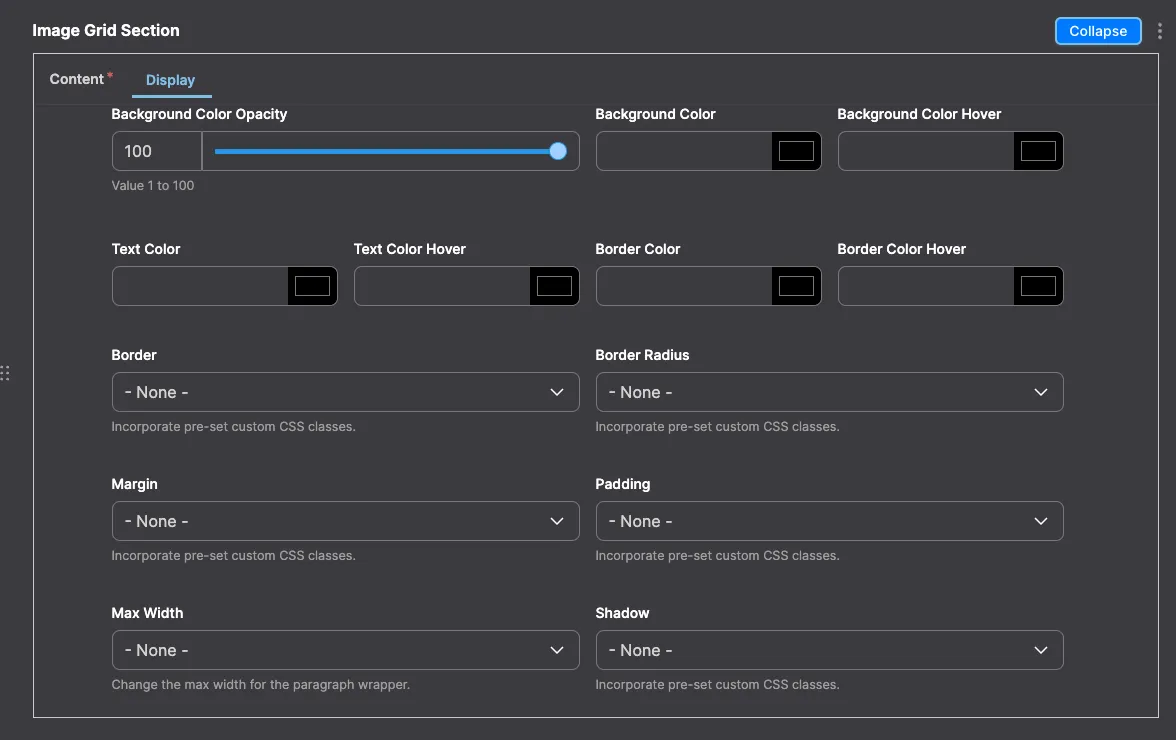Lightbox Image Grid: Lightbox Image Grid module configuration in Drupal - settings for responsive grid layout and Lightbox.